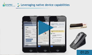 ERP software using the native power of your mobile device